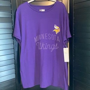Minnesota Vikings NFL Team Apparel Tee NWT